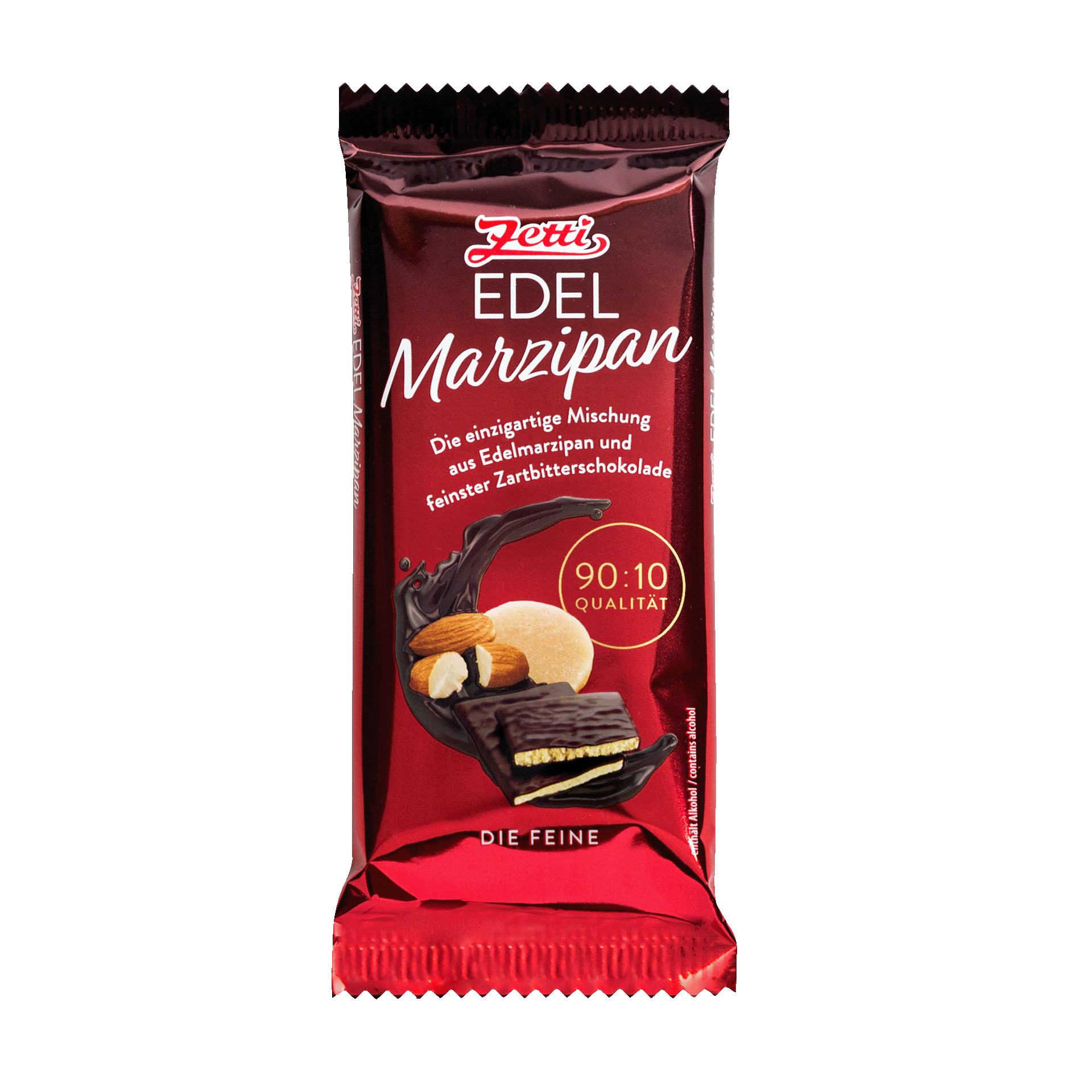 Vorderseite der Zetti Edel Marzipan