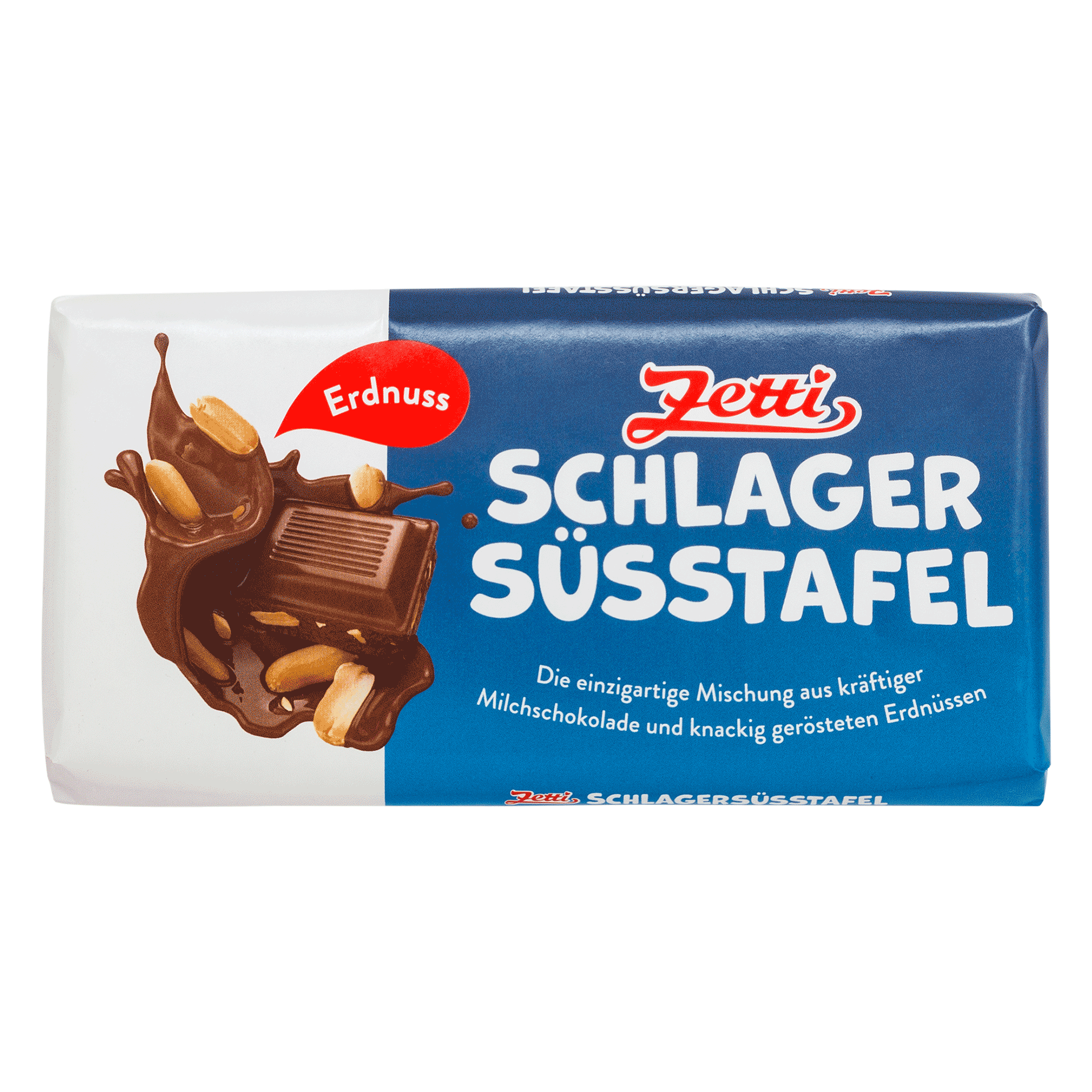 Vorderseite einer Tafel Zetti Schlagersüß