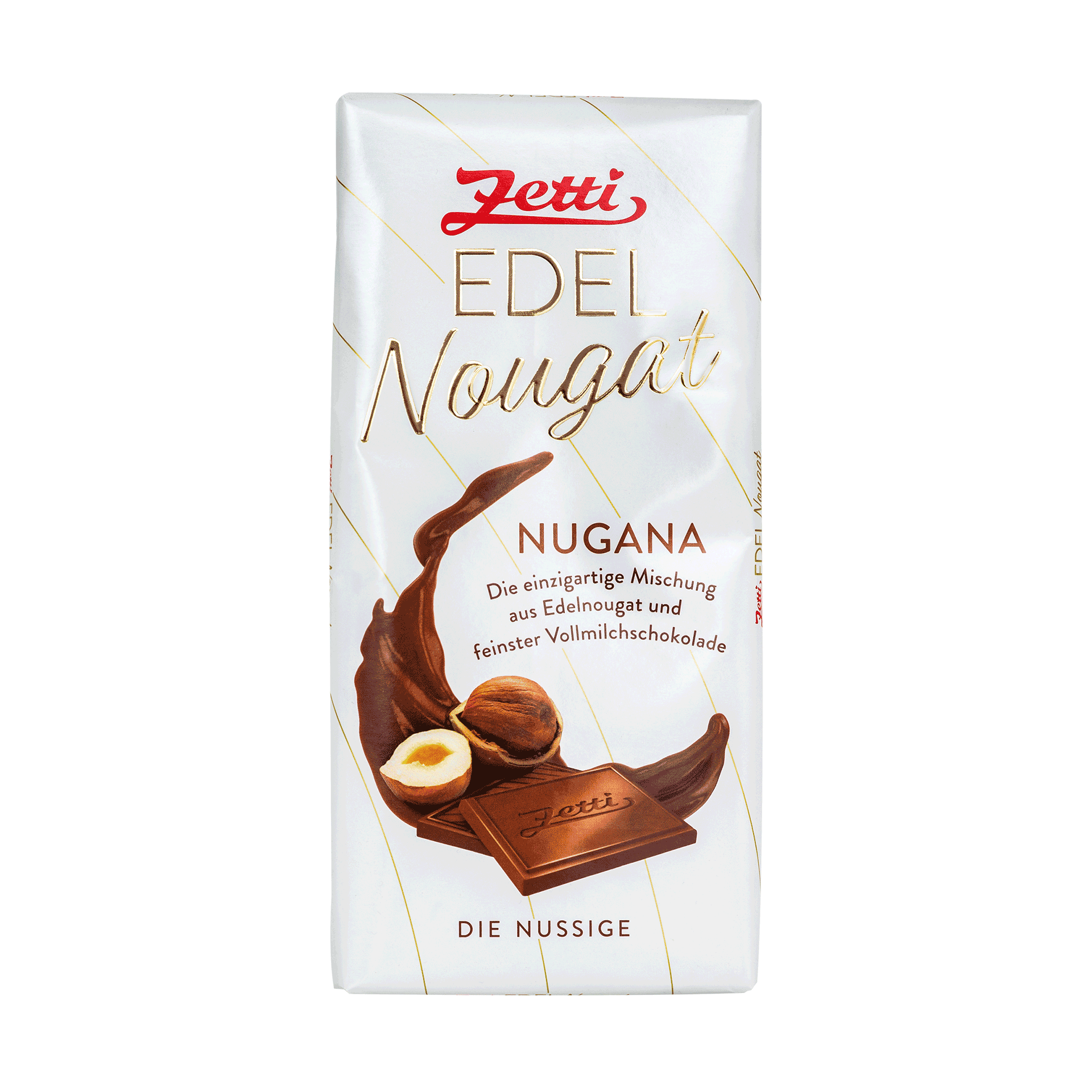 Vorderseite der Zetti Edel Nougat